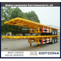 3 Axle Flat Bed Container Semi Truck Semi Trailer